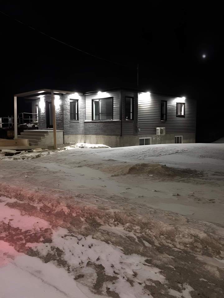 Eclairage extérieur résidence Lévis